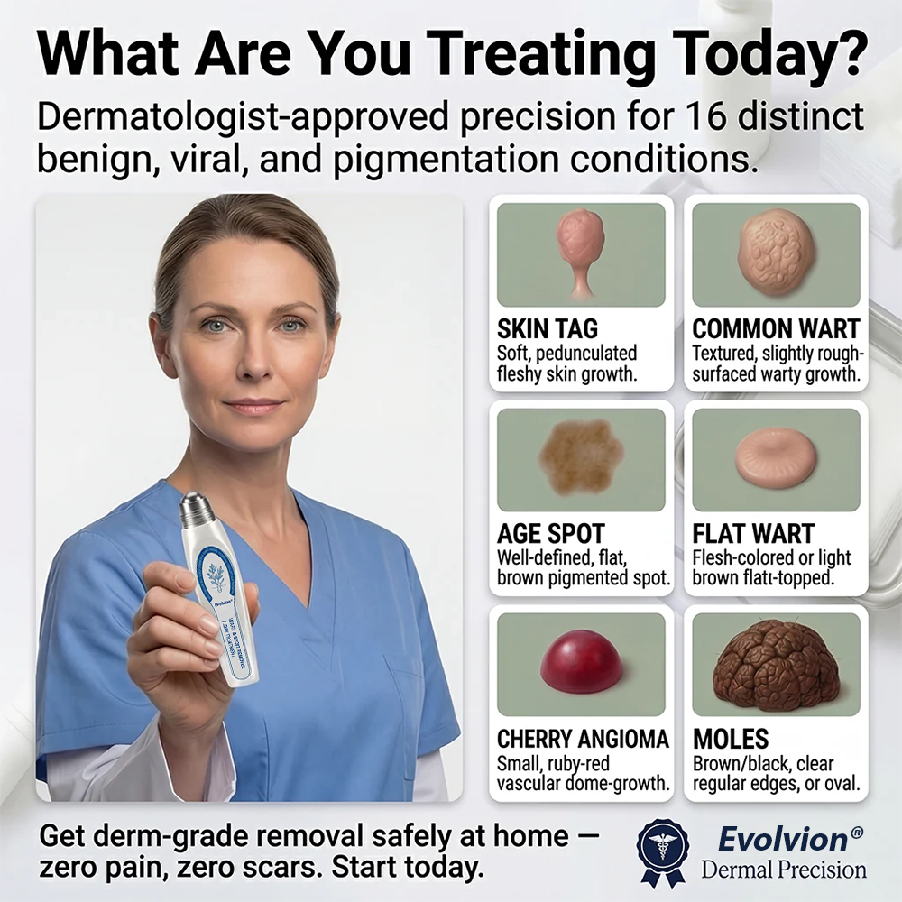 💖✨Evolvion® 𝟕-𝐃𝒂𝘆 𝐒𝗸𝐢𝐧 𝐓𝒂𝗴 & 𝐒𝐩𝙤𝐭 𝐄𝐫𝒂𝐬𝙚𝐫 Painless & Scar-Free Advanced Imperfection Remova𝗜 Ro𝗜𝗜erba𝗜𝗜 Pen 🌿