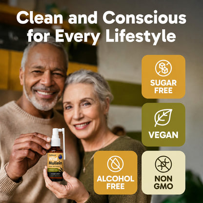 💖✨Celsiora® New Maximum Potency Mullein Spray (Helps relieve difficulty coughing up phlegm, shortness of breath, excessive mucus and lung infections)