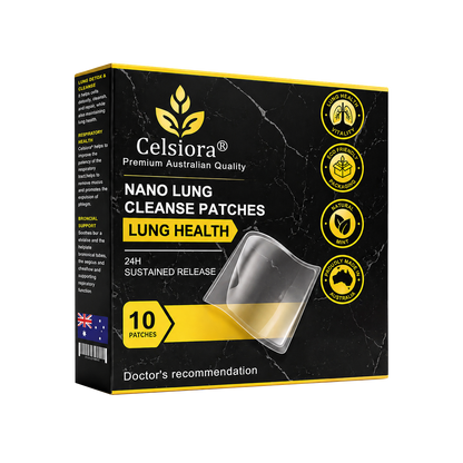 💖✨Celsiora® Nano Lung Cleanse PatchesFor Stubborn Mucus, Airway Congestion & Persistent Coughs | Transdermal Nano-Technology, Direct to Lungs | Zero Stomach Strain