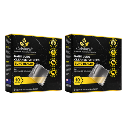 💖✨Celsiora® Nano Lung Cleanse PatchesFor Stubborn Mucus, Airway Congestion & Persistent Coughs | Transdermal Nano-Technology, Direct to Lungs | Zero Stomach Strain