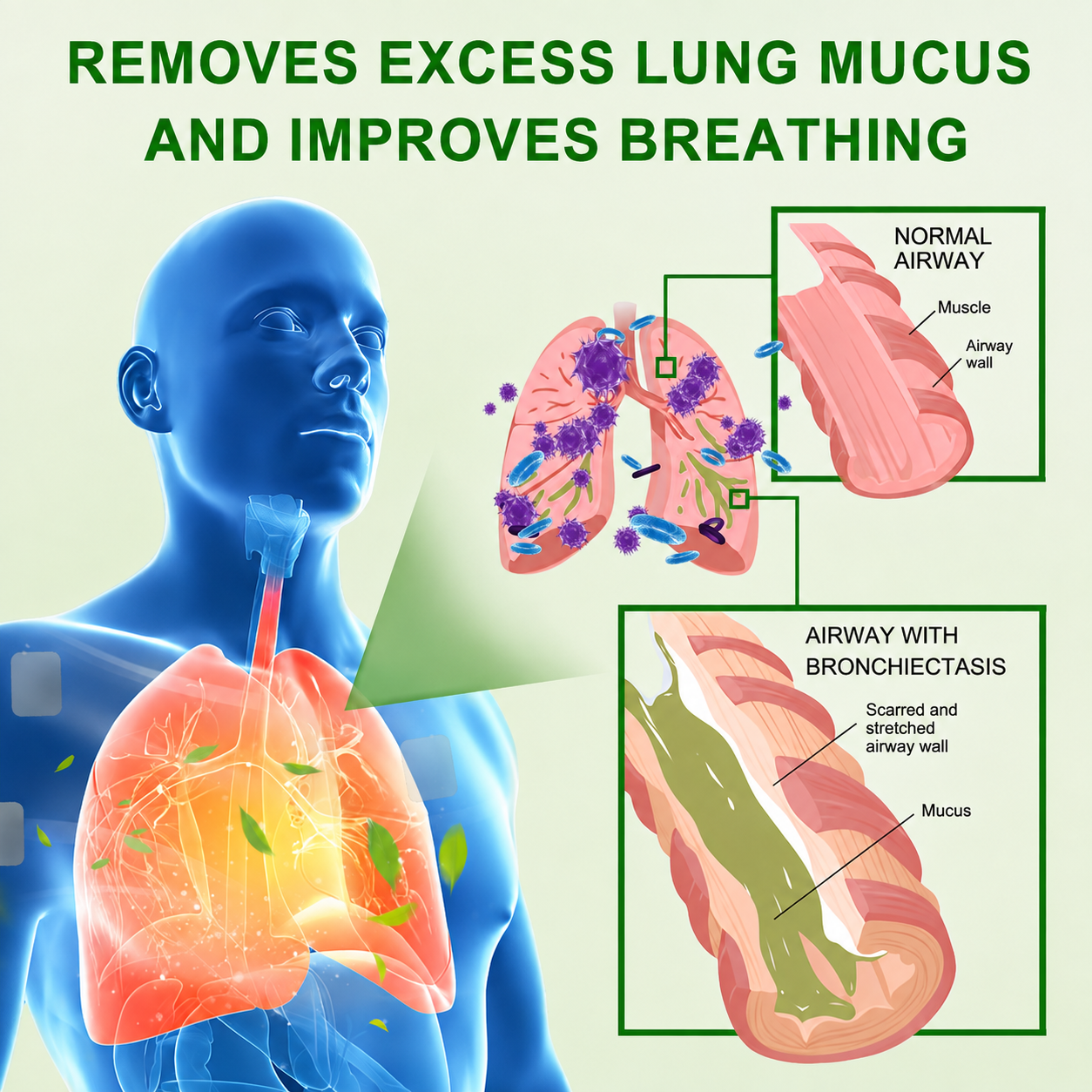 💖✨Celsiora® Nano Lung Cleanse PatchesFor Stubborn Mucus, Airway Congestion & Persistent Coughs | Transdermal Nano-Technology, Direct to Lungs | Zero Stomach Strain